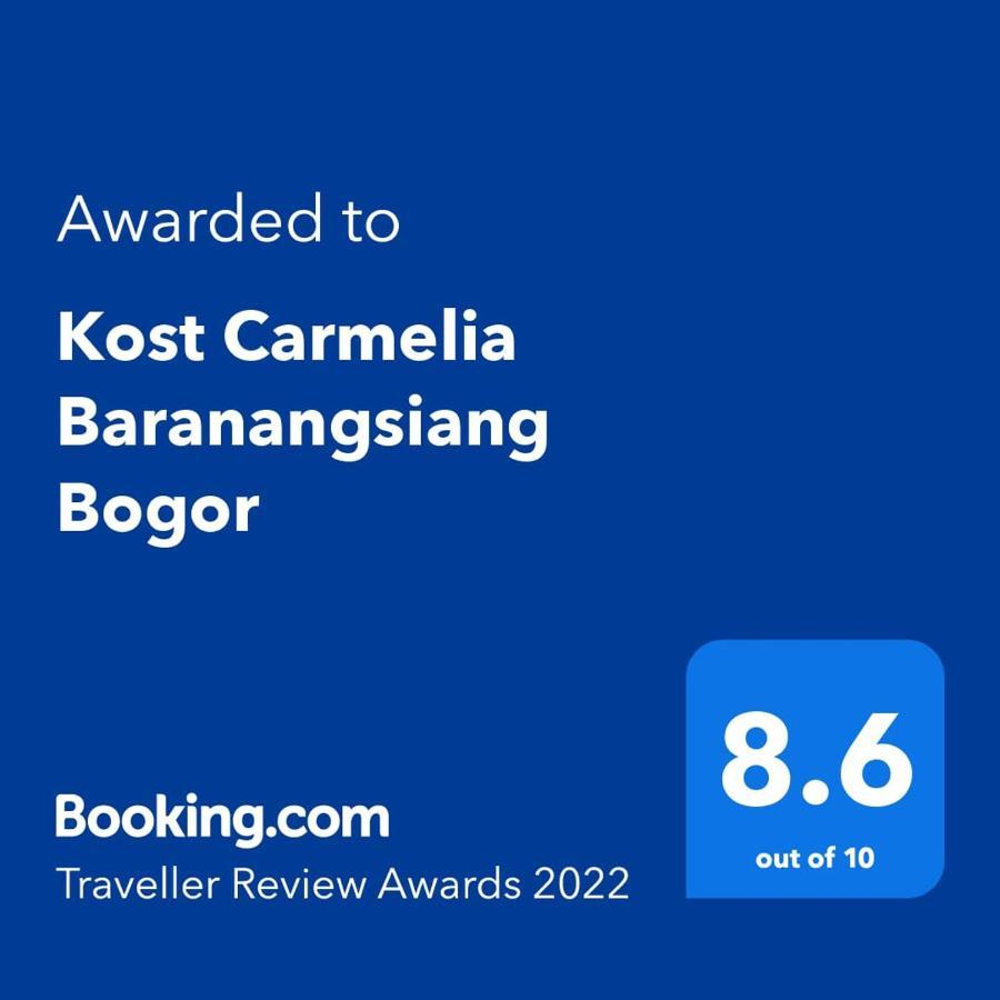 Hotel Kost Carmelia Syariah Baranangsiang Bogor Esterno foto